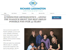 Tablet Screenshot of luddingtonortho.com